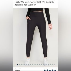 Old Navy High-Waisted PowerSoft 7/8-Length Joggers for women